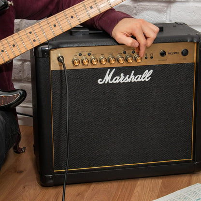 Marshall MG4 Carbon Series MG30GFX 30 Watt Guitar Combo Amplifier 1x10 Combo with 4 Programmable Channels, Effects, MP3 Input
