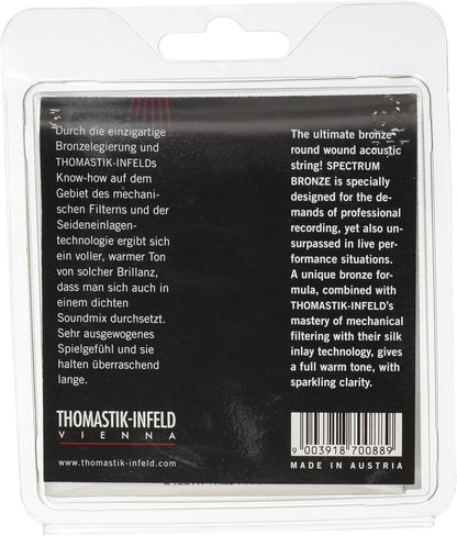 Thomastik-Infeld SB113 Acoustic Guitar Strings, Spectrum Series 6 String Set (13-57) E, B, G, D, A, E