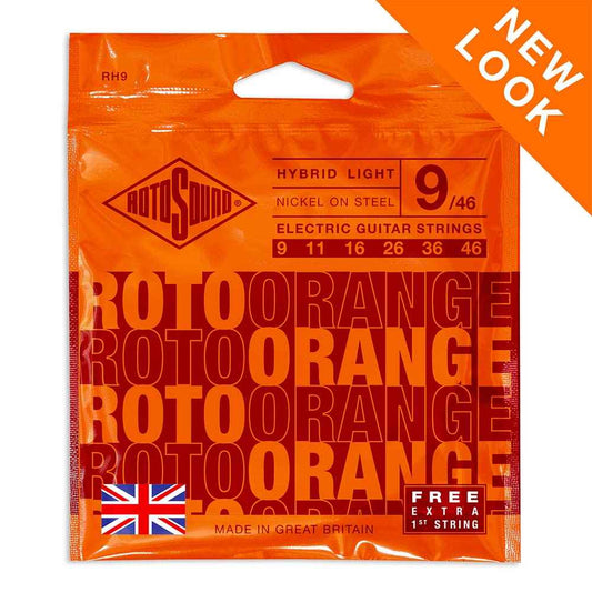 Rotosound RH9 Roto Oranges Hybrid Electric Guitar Strings (09-46)