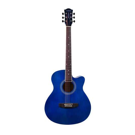 Kadence Frontier Series Blue Matt Acoustic Guitar