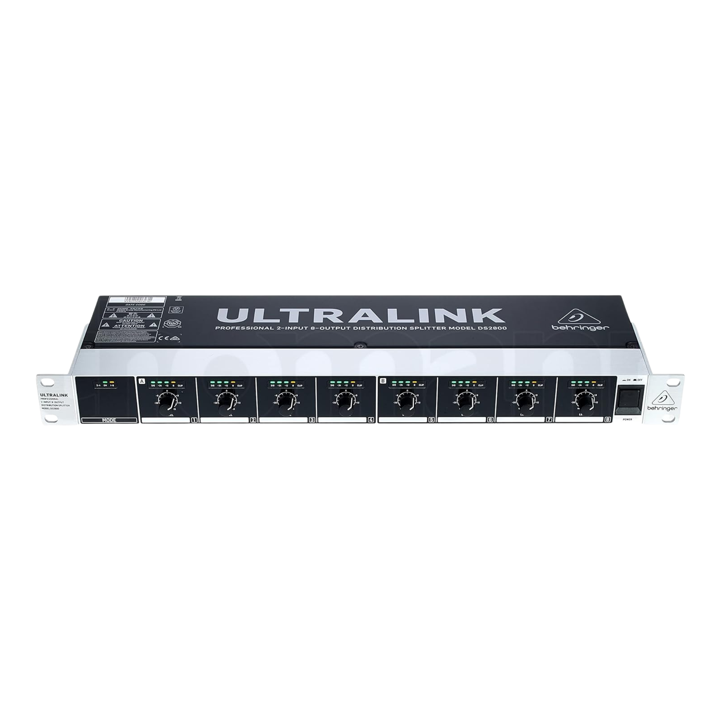 Behringer DS2800 Professional 2-Input 8-Output Distribution Splitter