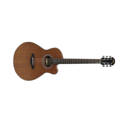 Aria FET M2 Meranti Thin-Body Cutaway Acoustic Guitar- Fingerboard: Ironwood