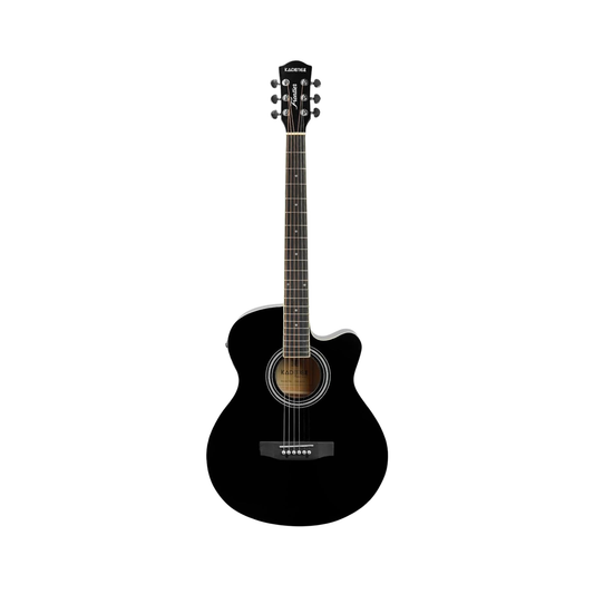 Kadence Frontier Series Black Acoustic Guitar