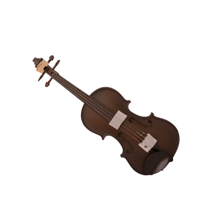 FirstOctave Maple Dotted Model Violin Dark Chocolate Matt