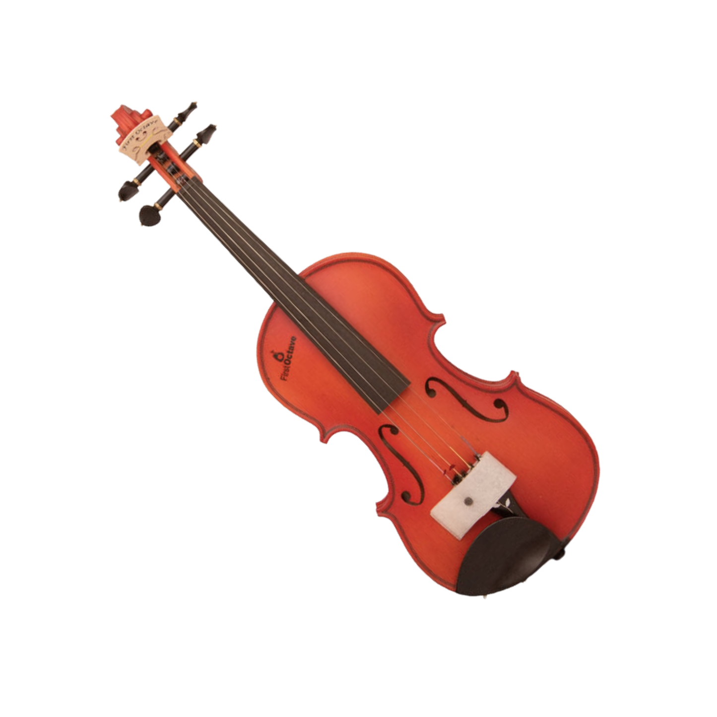 FirstOctave Special Maple Striped Model Violin Red Matt