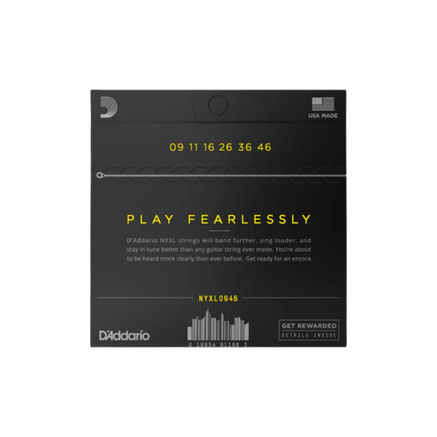 D'Addario NYXL0946 Nickel Wound Electric Guitar Strings 9-46