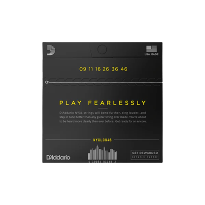 D'Addario NYXL0946 Nickel Wound Electric Guitar Strings 9-46