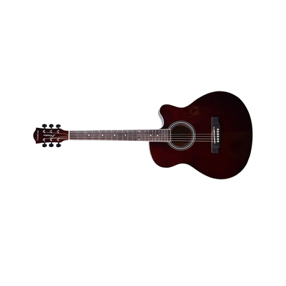 Kadence Frontier Red Wine Acoustic Guitar