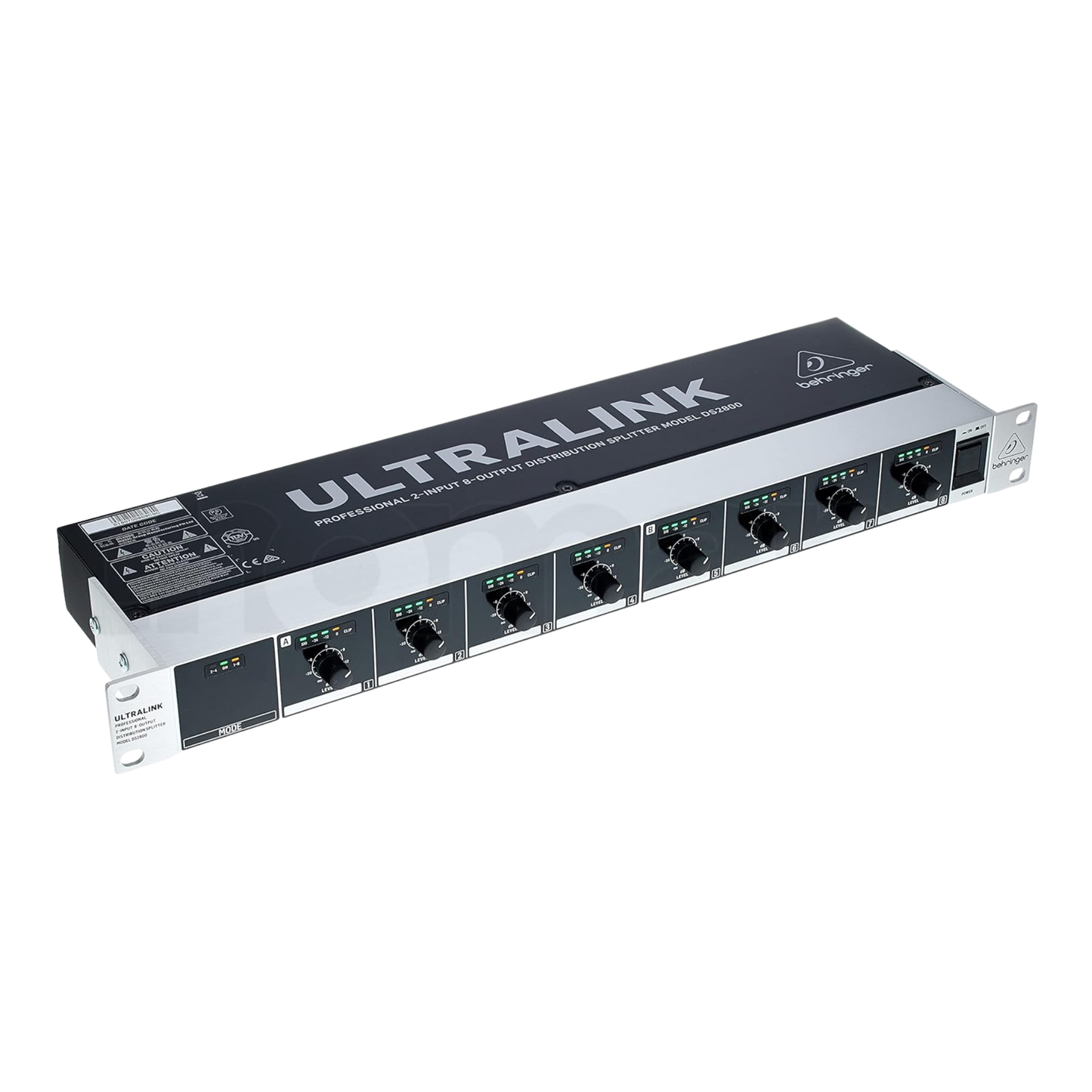 Behringer DS2800 Professional 2-Input 8-Output Distribution Splitter
