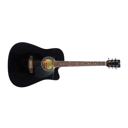 Pluto HW41C-201 41-inch Cutaway Acoustic Guitar (bLACK)
