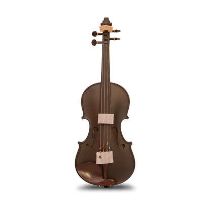FirstOctave Special Maple Dotted Model Violin Dark Chocolate Matt