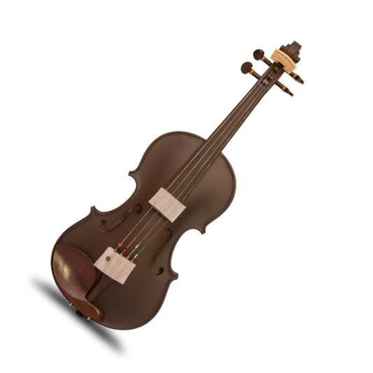 FirstOctave Special Maple Dotted Model Violin Dark Chocolate Matt