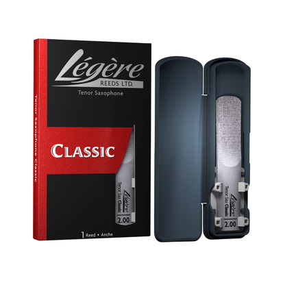 Legere Bb Tenor Saxophone Reed, 2.0, Transparent (TSS2.0)