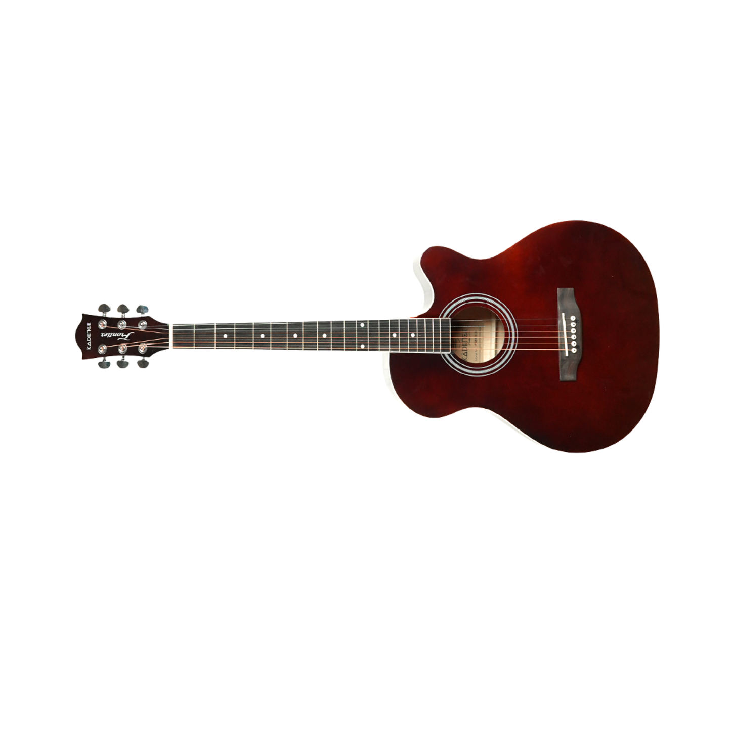 Kadence Frontier Red Wine Matt Acoustic Guitar