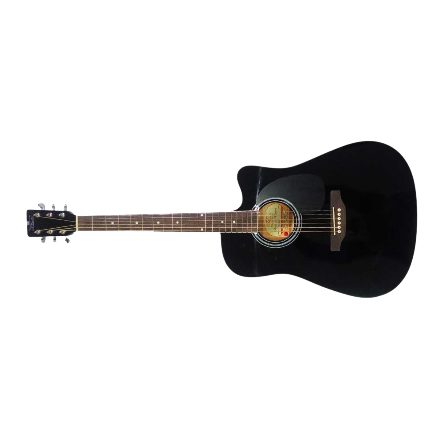 Pluto HW41C-201 41-inch Cutaway Acoustic Guitar (bLACK)