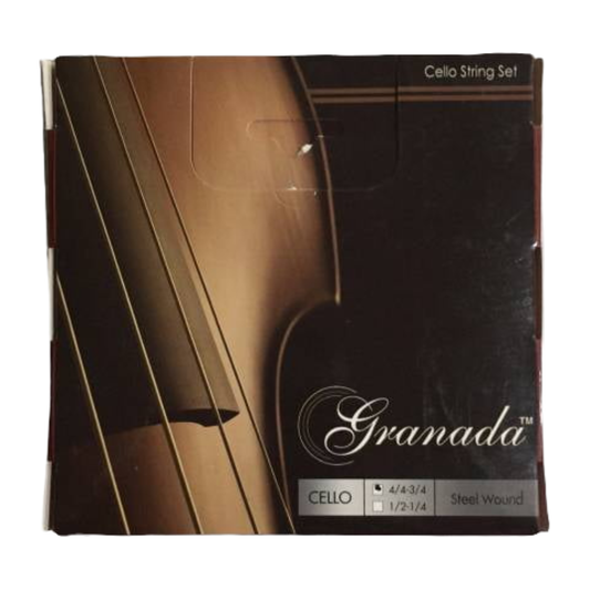 GRANADA CELLO STRING SET STEEL MC-4/4-3/4