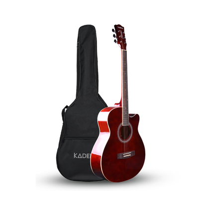 Kadence Frontier Red Wine Matt Acoustic Guitar