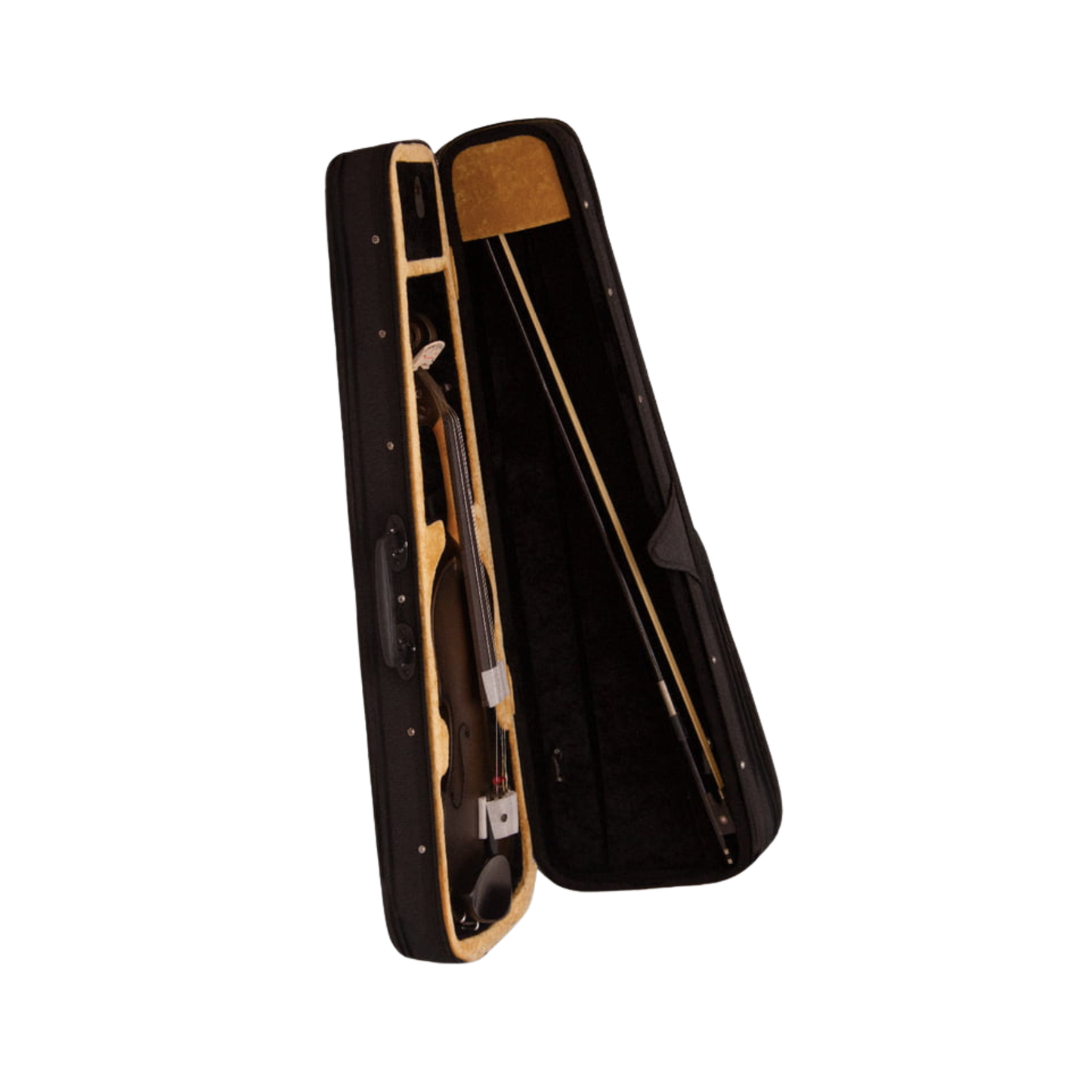 FirstOctave Maple Dotted Model Violin Dark Chocolate Matt