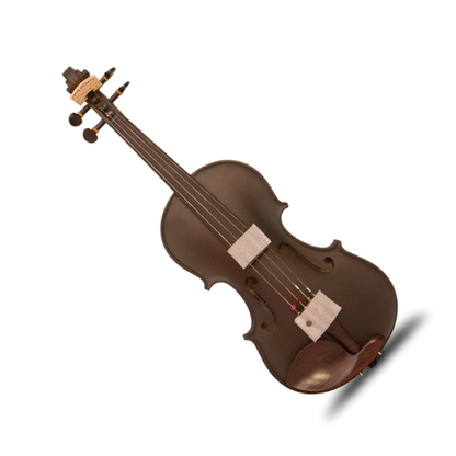 FirstOctave Special Maple Dotted Model Violin Dark Chocolate Matt