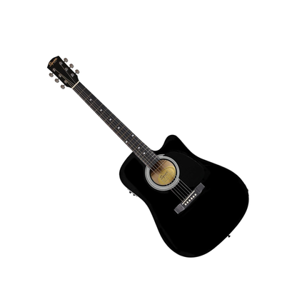Fender SA-105CE Black Semi-Acoustic Guitar