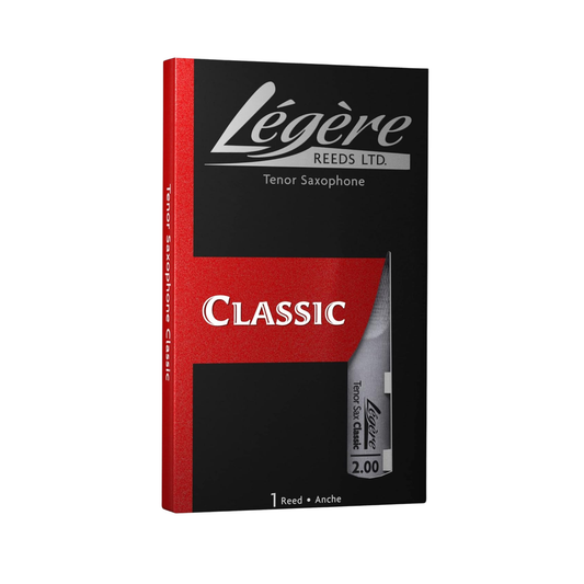 Legere Bb Tenor Saxophone Reed, 2.0, Transparent (TSS2.0)