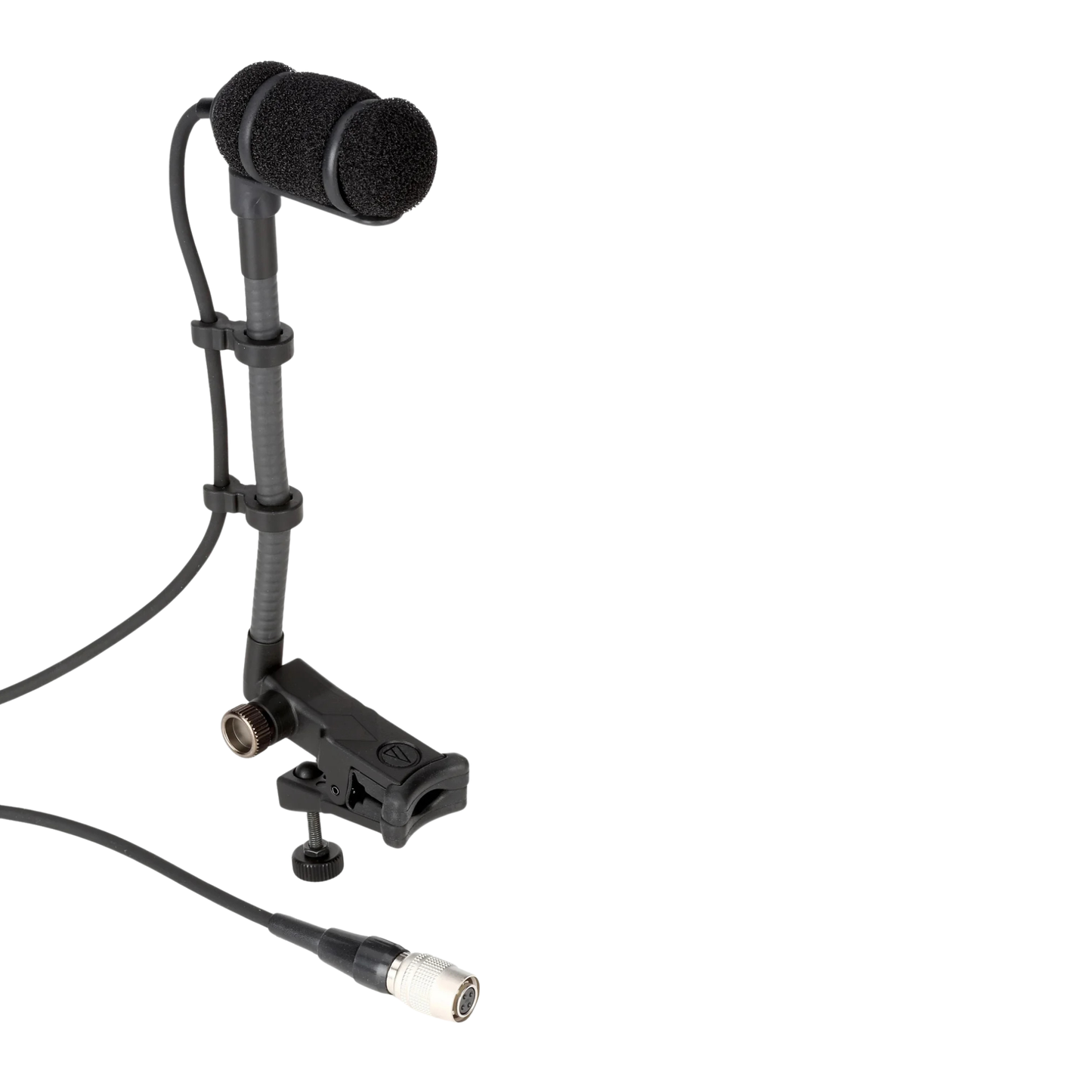 ATM350UcW Wireless Cardioid Condenser Instrument Microphone with Universal Clip-on Mounting System and HRS 4 Pin Connector