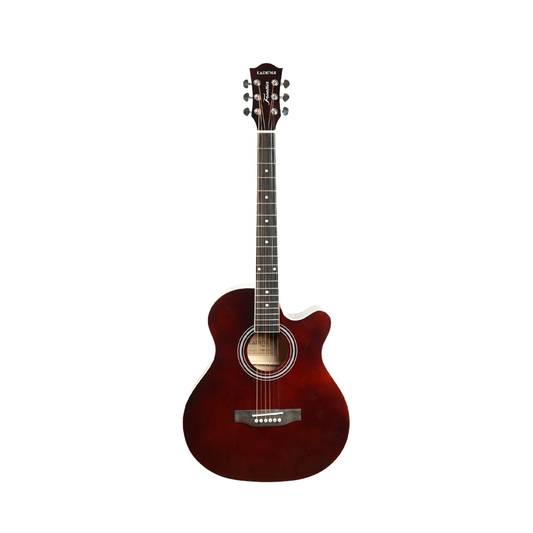 Kadence Frontier Red Wine Matt Acoustic Guitar