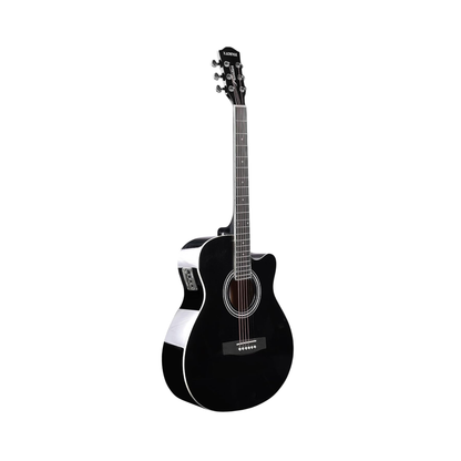 Kadence Frontier Series Black Acoustic Guitar