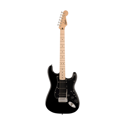 Fender Squier Sonic Stratocaster Electric Guitar - HSS/Black/Maple
