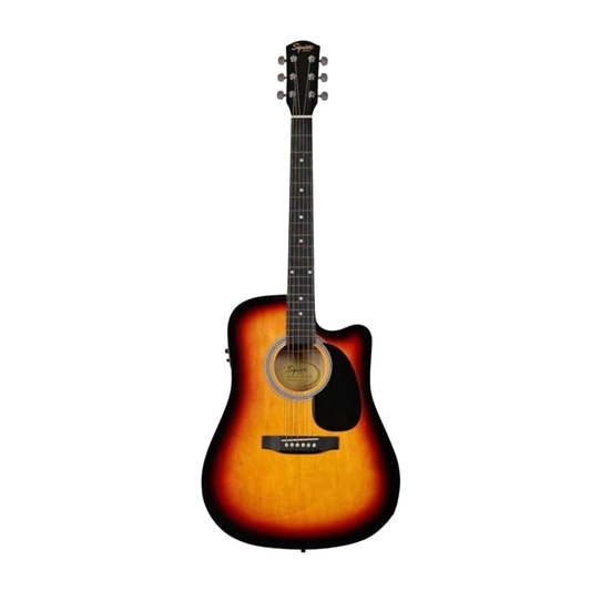 Fender SA-105CE SunBurst Semi-Acoustic Guitar