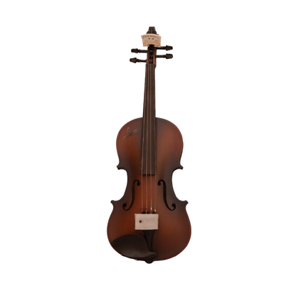 FirstOctave Student Model Violin Dark Brown Matt Left handed