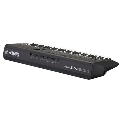 Yamaha PSR-SX600 Arranger Digital Workstation keyboard With Blueberry Case