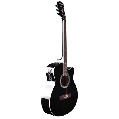 Kadence Frontier Black, Semi-Acoustic 40″ EQ Guitar