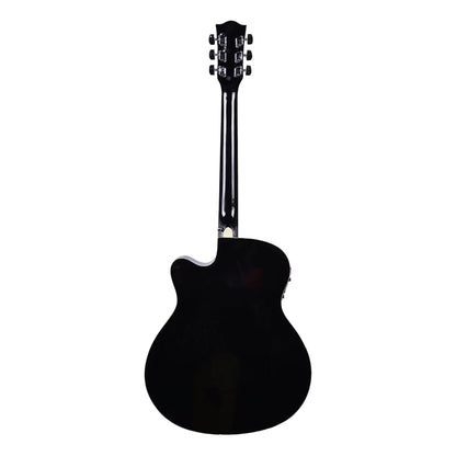 Kadence Frontier Black, Semi-Acoustic 40″ EQ Guitar