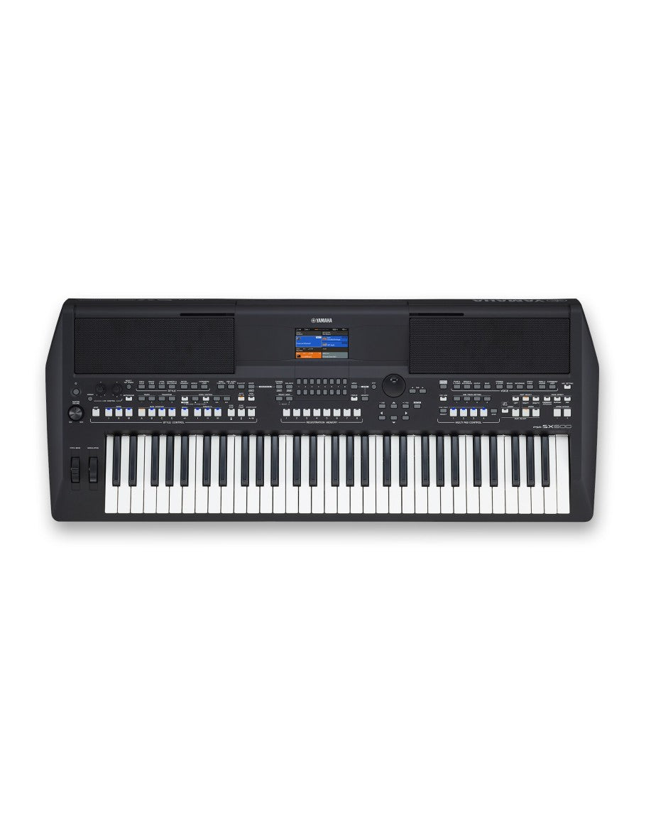 Yamaha PSR-SX600 Arranger Digital Workstation keyboard With Blueberry Case