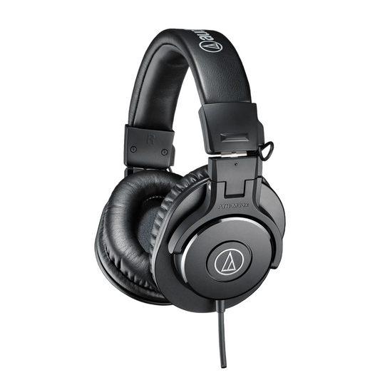 Audio-Technica Ath-M30X Wired Over Ear Headphones Without Mic (Black)