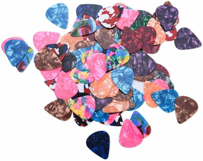Pack of 100 Multicolor Guitar Picks
