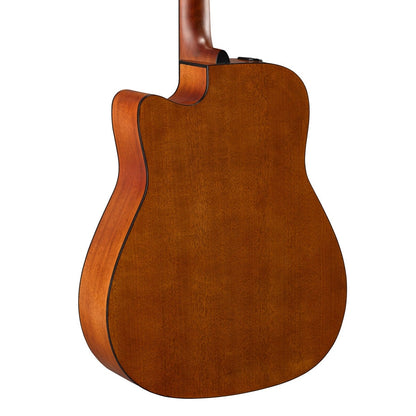 Yamaha FGX800C Solid Top Cutaway Acoustic-Electric Guitar, Dreadnough, Sand Burst